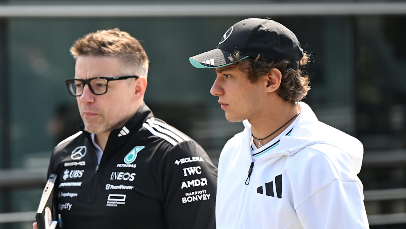 ‘I feel really lucky’ – Antonelli expands on what it’s like working with race engineer ‘Bono’